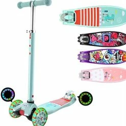 Coupon ๐คฉ Hikole Scooter For Kids With 3 LED Wheels โ Adjustable Height, Lean To Steer Design, 3 Wheels Kick Scooter For ๐ง Girls & Boys 3-12 Years Old Green ๐ 14 Coupon ๐คฉ Hikole Scooter For Kids With 3 LED Wheels โ Adjustable Height, Lean To Steer Design, 3 Wheels Kick Scooter For ๐ง Girls & Boys 3-12 Years Old Green ๐ -Scooters & Equipment Sales 51Uwqd1LIiL. AC