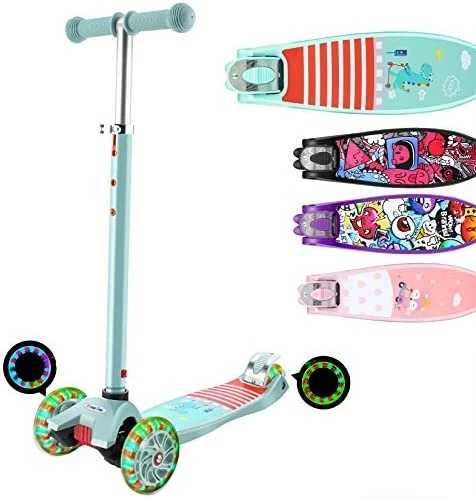 Coupon ๐คฉ Hikole Scooter For Kids With 3 LED Wheels โ Adjustable Height, Lean To Steer Design, 3 Wheels Kick Scooter For ๐ง Girls & Boys 3-12 Years Old Green ๐ 7 Coupon ๐คฉ Hikole Scooter For Kids With 3 LED Wheels โ Adjustable Height, Lean To Steer Design, 3 Wheels Kick Scooter For ๐ง Girls & Boys 3-12 Years Old Green ๐ - Image 5