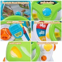 New 🔔 COLOR TREE Kids Pretend Ride On Toy Steering Wheel Driving Car Simulate Toys For Toddlers 😉 -Scooters & Equipment Sales 51YPclkBUfL