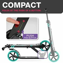 Deals 👍 LaScoota Professional Scooter For Ages 6+, Teens & Adults I Lightweight & Big Sturdy Wheels For Kids, Teen And Adults. A Foldable Kick Scooter For Indoor & Outdoor Fun. Great Gift & Toy. Up To 264 Lbs Yellow ⌛ -Scooters & Equipment Sales 51YSV2V3CXL