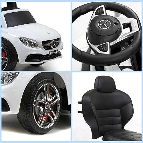 Best Pirce π TOBBI Push Car For Toddlers, Ride On Toy Sliding Walking Car W/ Horn Music, Safety Bar, Cup Holder, White β 4 Best Pirce π TOBBI Push Car For Toddlers, Ride On Toy Sliding Walking Car W/ Horn Music, Safety Bar, Cup Holder, White β - Image 3