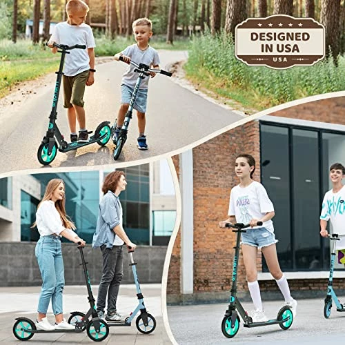 Coupon β WAYPLUS Kick Scooter For Ages 6+,Kid, Teens & Adults. Max Load 240 LBS. Foldable, Lightweight, 8IN Big Wheels For Kids, Teen And Adults, 4 Adjustable Levels. Bearing ABEC9 White π 5 Coupon β WAYPLUS Kick Scooter For Ages 6+,Kid, Teens & Adults. Max Load 240 LBS. Foldable, Lightweight, 8IN Big Wheels For Kids, Teen And Adults, 4 Adjustable Levels. Bearing ABEC9 White π - Image 3