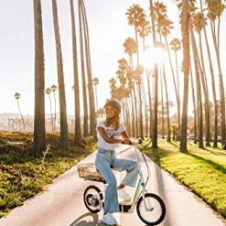 Hot Sale ✨ Razor EcoSmart Metro Electric Scooter – Padded Seat, Wide Bamboo Deck, 16" Air-Filled Tires, 500w High-Torque Motor, Up To 18 Mph, 12-Mile Range, Rear-Wheel Drive 😉 -Scooters & Equipment Sales 51dG7Bd4O1L