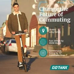Hot Sale ❤️ Gotrax G4 Electric Scooter, 10" Pneumatic Tires, Max 25 Mile Range And 20Mph Power By 350W Motor, Double Anti-theft Lock, Bright Headlight And Taillight, Foldable And Cruise Control Escooter For Adult Matt Black ⌛ 9 Hot Sale ❤️ Gotrax G4 Electric Scooter, 10" Pneumatic Tires, Max 25 Mile Range And 20Mph Power By 350W Motor, Double Anti-theft Lock, Bright Headlight And Taillight, Foldable And Cruise Control Escooter For Adult Matt Black ⌛ -Scooters & Equipment Sales 51dQtzTcv8L