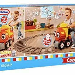 Coupon 🎁 Little Tikes® Cozy Train Scoot Ride-On With Track, Under Seat Storage And Working Bell For Indoor & Outdoor Train Themed Play For Preschool Kids, Boys, 👧 Girls Ages 1- 5 Year 🔥 -Scooters & Equipment Sales 51fgNVN4VBL