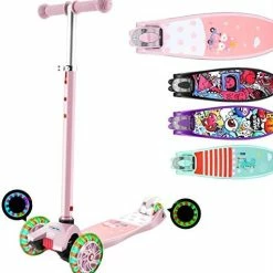 Coupon ๐คฉ Hikole Scooter For Kids With 3 LED Wheels โ Adjustable Height, Lean To Steer Design, 3 Wheels Kick Scooter For ๐ง Girls & Boys 3-12 Years Old Green ๐ 16 Coupon ๐คฉ Hikole Scooter For Kids With 3 LED Wheels โ Adjustable Height, Lean To Steer Design, 3 Wheels Kick Scooter For ๐ง Girls & Boys 3-12 Years Old Green ๐ -Scooters & Equipment Sales 51gE0OxYUmL. AC
