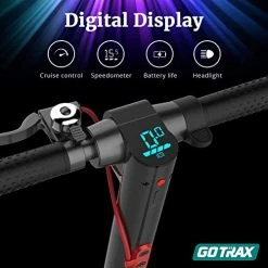 Buy 😉 Gotrax GXL V2 Electric Scooter, 8.5" Pneumatic Tire, Max 12 Mile And 15.5Mph Speed, EABS And Rear Disk Brake,Foldable Escooter For Adult Black 🥰 -Scooters & Equipment Sales 51iS94CffRL
