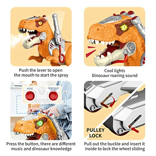 Top 10 โ Sethland Dinosaur Ride On Toys, Ride On Cars For Kids With Music And Light, Children Scooter Foot-to-Floor Walker, Ride On Toy Indoor Outdoor For Preschool Ki ๐ 4 Top 10 โ Sethland Dinosaur Ride On Toys, Ride On Cars For Kids With Music And Light, Children Scooter Foot-to-Floor Walker, Ride On Toy Indoor Outdoor For Preschool Ki ๐ - Image 2