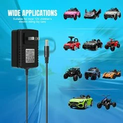 Best deal ⭐ KAVCENT 12V Powered Wheel Charger For Ride On Car Toys 12 Volt Kids Ride On Charger For Wrangler SUV Sports Car Farm Tractor Kid Trax Dynacraft Toy Car Baby Electric Battery Power Supplies 🤩 -Scooters & Equipment Sales 51qieKJCelL