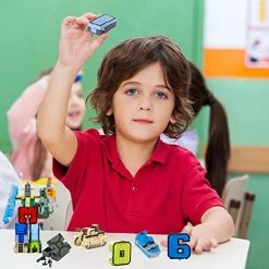 Wholesale 🎉 DAZZCOOL Number Math Toys, Military Transforming Toys For Tollders Montessori Teaching, School Classroom STEM Number Learnnig Toys For Boys 3 4 5 Years Old ❤️ -Scooters & Equipment Sales 51uX7F1YYZL