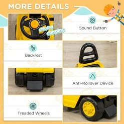 Best reviews of ✔️ Aosom Kids Ride On Forklift With Fork And Tray, Kids Ride On Tractor With Under Seat Storage, No Power Kids Construction Truck With Treaded Wheels, Gifts For Age 3 - 4 Years Old 🔥 12 Best reviews of ✔️ Aosom Kids Ride On Forklift With Fork And Tray, Kids Ride On Tractor With Under Seat Storage, No Power Kids Construction Truck With Treaded Wheels, Gifts For Age 3 - 4 Years Old 🔥 -Scooters & Equipment Sales 51vFyIidFbL