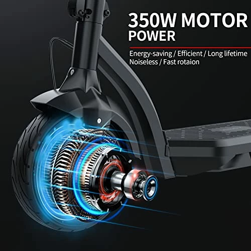 Outlet ๐ฏ Hiboy MAX3 Electric Scooter, 350W Motor 10" Pneumatic Off Road Tires Up To 17 Miles & 18.6 MPH, Adult Electric Scooter For Commute And Travel ๐ 4 Outlet ๐ฏ Hiboy MAX3 Electric Scooter, 350W Motor 10" Pneumatic Off Road Tires Up To 17 Miles & 18.6 MPH, Adult Electric Scooter For Commute And Travel ๐ - Image 2