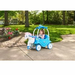 Flash Sale π Princess Horse & Carriage - Frosty Blue Ride-On π 11 Flash Sale π Princess Horse & Carriage - Frosty Blue Ride-On π -Scooters & Equipment Sales 51wghzZl8QL