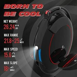 Top 10 👍 I INMOTION Inmotion V5 / V5F Electric Unicycle, Portable One Wheel For Beginners, 14" Pneumatic Tire Electric Scooters, More Exciting And Challenging Than Hoverboard ✨ -Scooters & Equipment Sales 51y6NgIdBgL