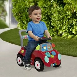 Best Pirce 😍 Busy Buggy, Sit To Stand Toddler Ride On Toy, Ages 1-3, Red Kids Ride On T 💯 -Scooters & Equipment Sales 51ytQUJg17L
