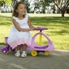 Cheap 🔔 Lil' Rider Wiggle Car Ride On Toy – No Batteries, Gears Or Pedals – Twist, Swivel, Go – Outdoor Ride Ons For Kids 3 Years And Up(Pink And Purple), M370049 🔥 -Scooters & Equipment Sales 61AK8noT3lL