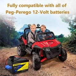 Outlet ⌛ SEFEPODER Replacement Battery For Peg Perego Ride-On Toys 12-Volt Battery, 12V 12Ah Lifepo4 Lithium Ion Rechargeable Battery For Peg Perego Ride-On Vehicles ⭐ -Scooters & Equipment Sales 61Bmk8YO5aL