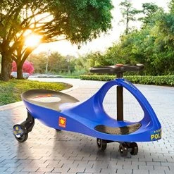 Top 10 😍 Police Wiggle Car Ride On Toy – No Batteries, Gears Or Pedals – Twist, Swivel, Go – Outdoor Ride Ons For Kids 3 Years And Up By Lil’ Rider (Blue) ✨ -Scooters & Equipment Sales 61K7RsSOV9L