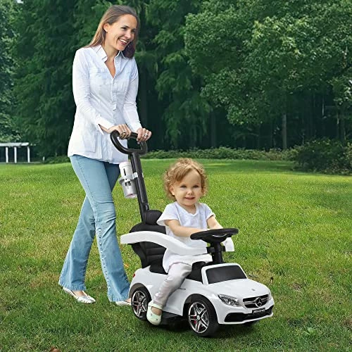 Best Pirce π TOBBI Push Car For Toddlers, Ride On Toy Sliding Walking Car W/ Horn Music, Safety Bar, Cup Holder, White β 3 Best Pirce π TOBBI Push Car For Toddlers, Ride On Toy Sliding Walking Car W/ Horn Music, Safety Bar, Cup Holder, White β - Image 2