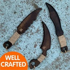 Promo β GC HOME GAMES CG Games Engaging Wooden Knives For Kids -3 Pack Eco-Friendly Handmade Wooden Toy Swords For Kids Aged 5 And Up -Durable, Safe, Chemical Free Outdoor Play Equipment For Kids. Bonus! Unique Bag π 15 Promo β GC HOME GAMES CG Games Engaging Wooden Knives For Kids -3 Pack Eco-Friendly Handmade Wooden Toy Swords For Kids Aged 5 And Up -Durable, Safe, Chemical Free Outdoor Play Equipment For Kids. Bonus! Unique Bag π -Scooters & Equipment Sales 61l2EychjhL