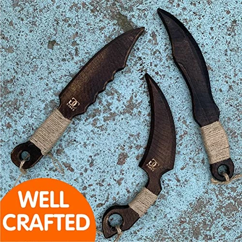 Promo β GC HOME GAMES CG Games Engaging Wooden Knives For Kids -3 Pack Eco-Friendly Handmade Wooden Toy Swords For Kids Aged 5 And Up -Durable, Safe, Chemical Free Outdoor Play Equipment For Kids. Bonus! Unique Bag π 9 Promo β GC HOME GAMES CG Games Engaging Wooden Knives For Kids -3 Pack Eco-Friendly Handmade Wooden Toy Swords For Kids Aged 5 And Up -Durable, Safe, Chemical Free Outdoor Play Equipment For Kids. Bonus! Unique Bag π - Image 7